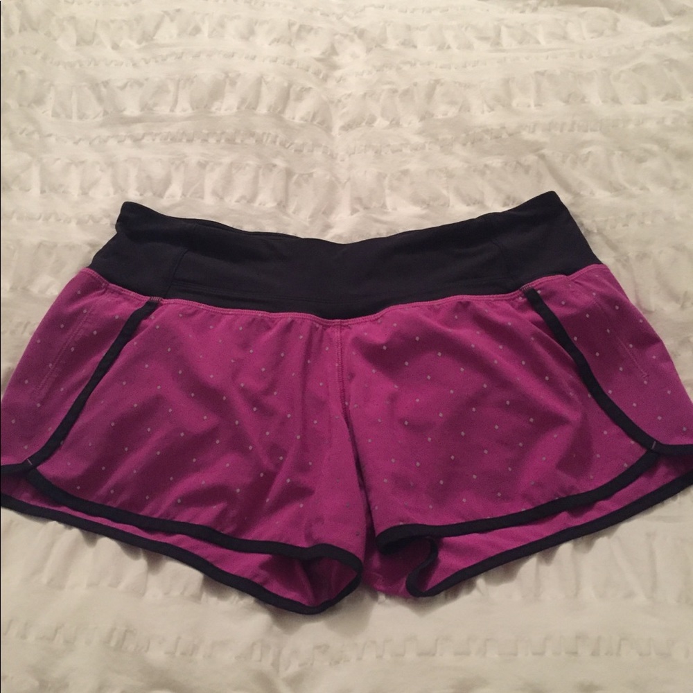 Lululemon Run Times Short Light Up Polka Dot